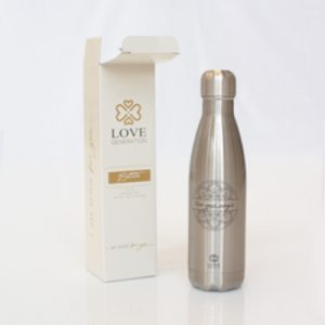 Waterfles Glossy Zilver 500ml Live Your Magic Love Generations