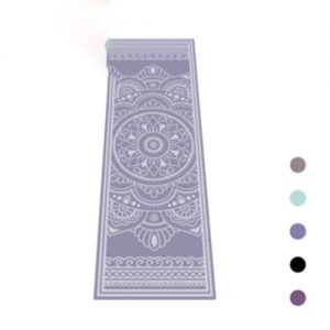 Magic Carpet Yogamat Lavendel met Indiase Henna Print - 4mm