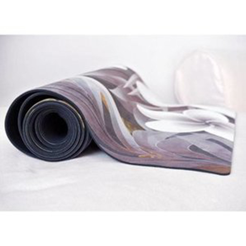 Full Colour Glam Yogamat - Natuurrubber - Katoenen draagstrap